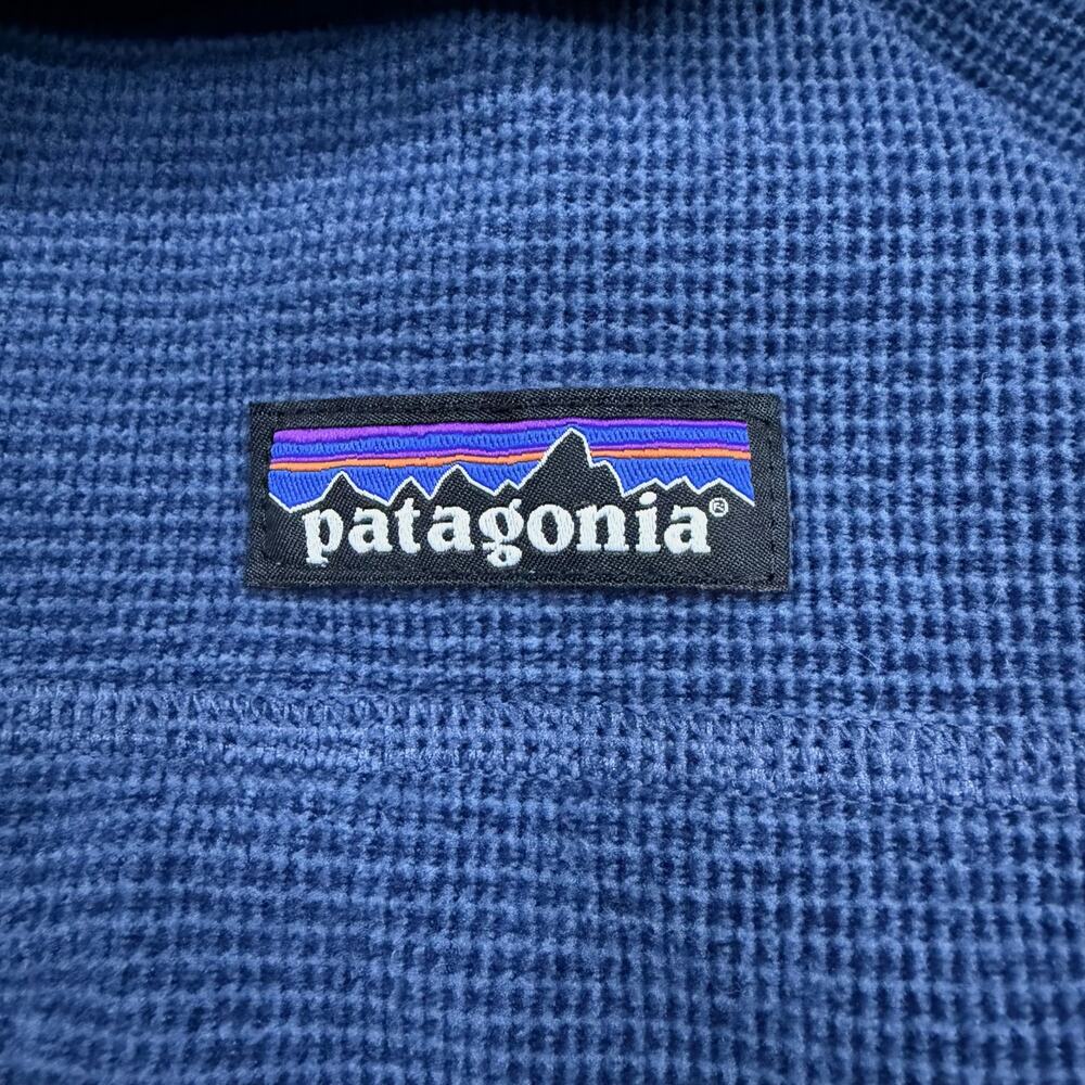 Patagonia Oakes 1/4 Zip Pullover Fleece Jacket Glass Blue Men's XL Fall 15 27325 - Picture 5 of 12